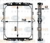 HELLA 8MK 376 721-521 Radiator, engine cooling